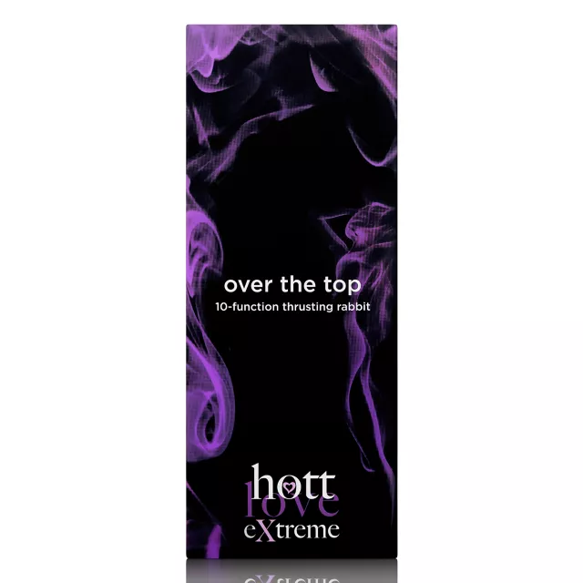 Over the Top 10-Function Thrusting Rabbit Vibrator 9.4 Inch - Hott Love Extreme at Spencer's