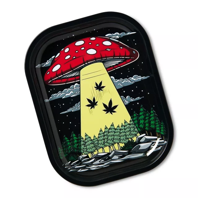 Mushroom UFO Weed Leaf Tray at Spencer's