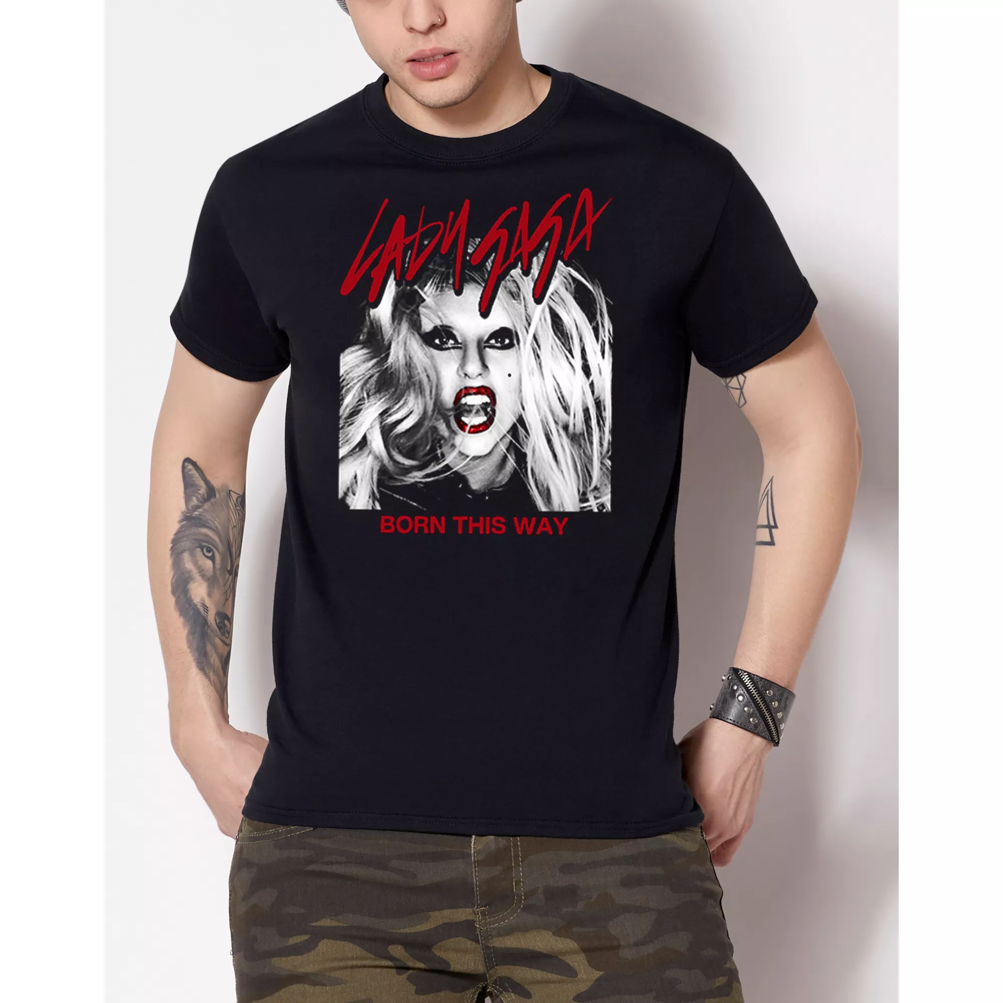 Lady Gaga Born This Way T Shirt at Spencer's