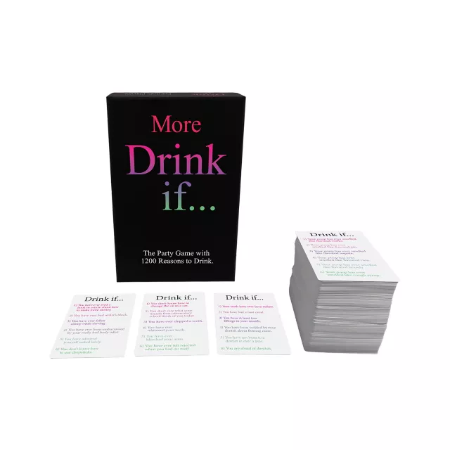 More Drink If... Card Game at Spencer's