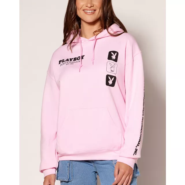 Playboy hoodie pink hotsell