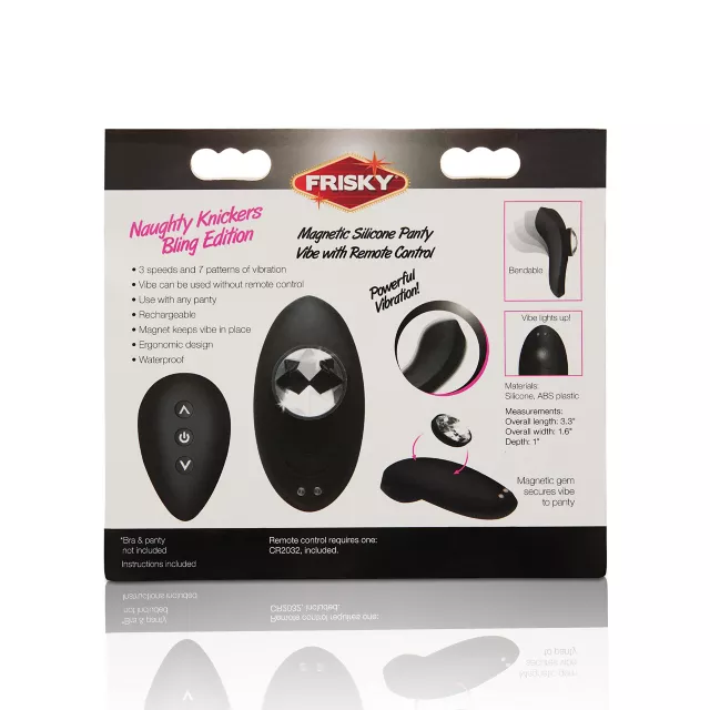 Naughty Knickers Bling Edition 10-Function Vibrating Panties with Remote Control at Spencer's