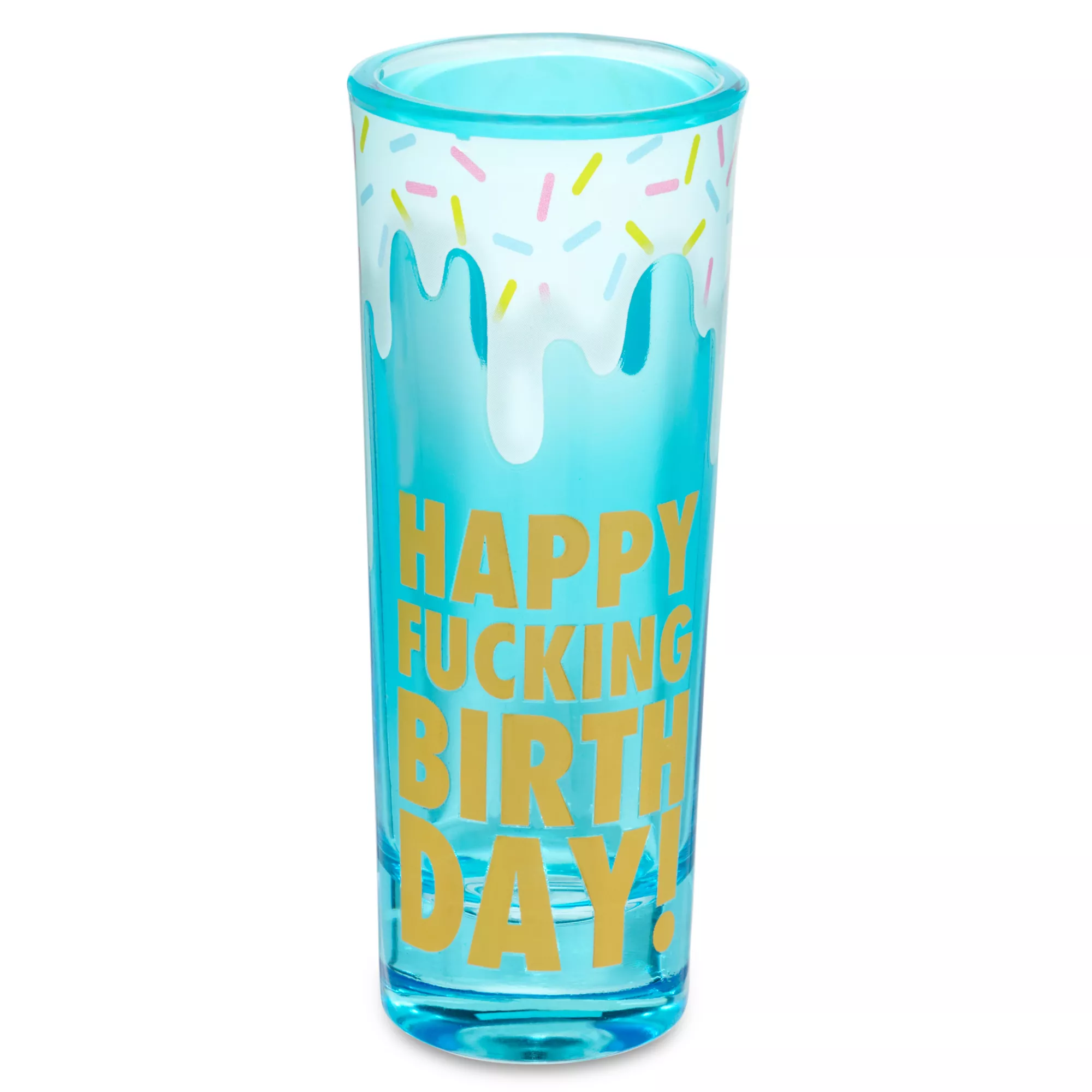 Happy Fucking Birthday Shooter Shot Glass - 2 oz. at Spencer's