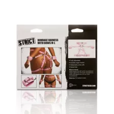 Pink Bondage Harness with Bows at Spencer's