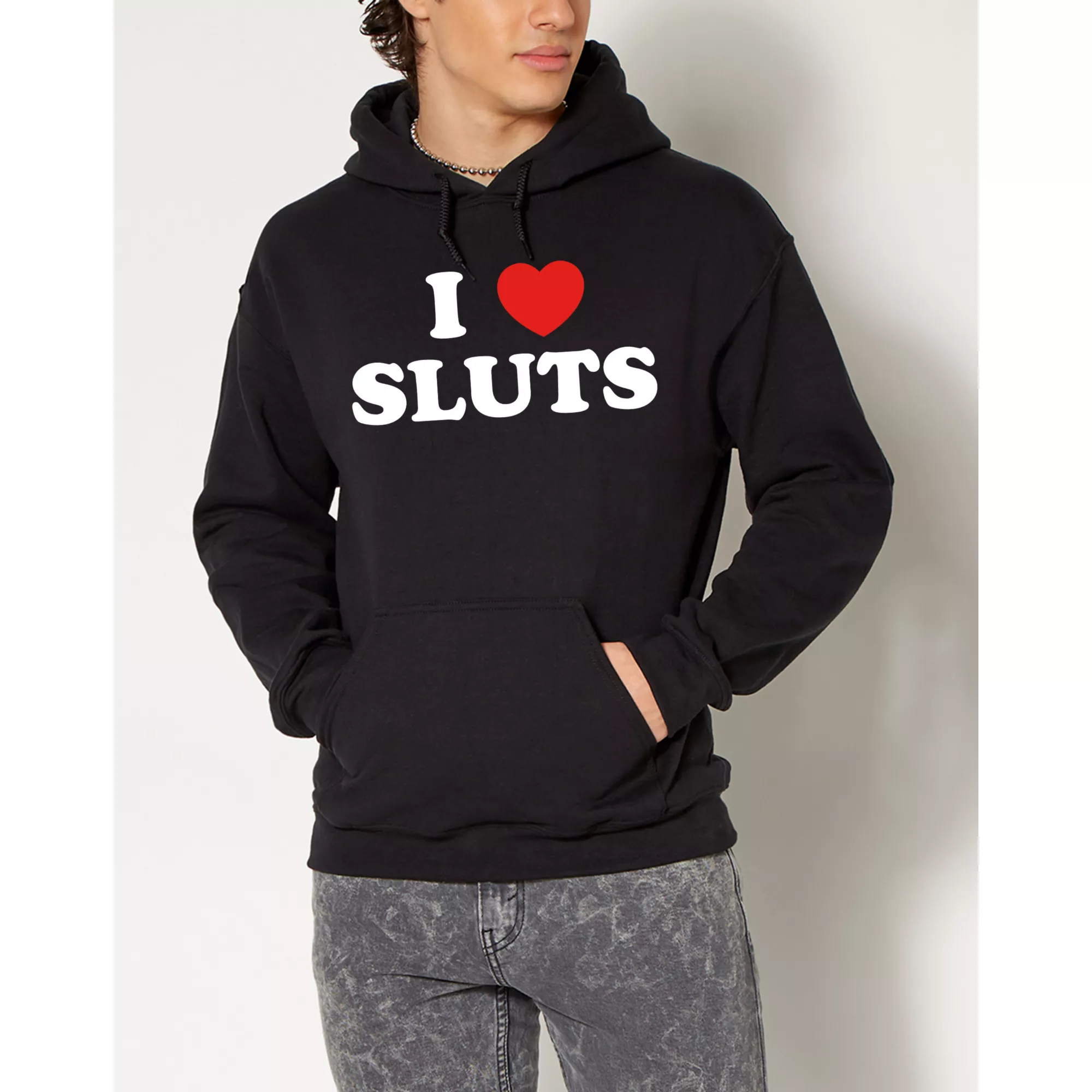 I Heart Sluts Hoodie - Danny Duncan at Spencer's
