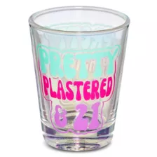Pretty, Plastered & 21 Shot Glass - 2 oz. at Spencer's