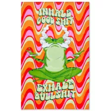 Zen Frog Tapestry at Spencer's