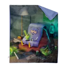 Life of Towelie Fleece Blanket - South Park at Spencer's