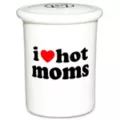 I Heart Hot Moms Stash Jar 11 oz. - Danny Duncan at Spencer's