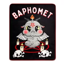 Baby Baphomet Fleece Blanket at Spencer's
