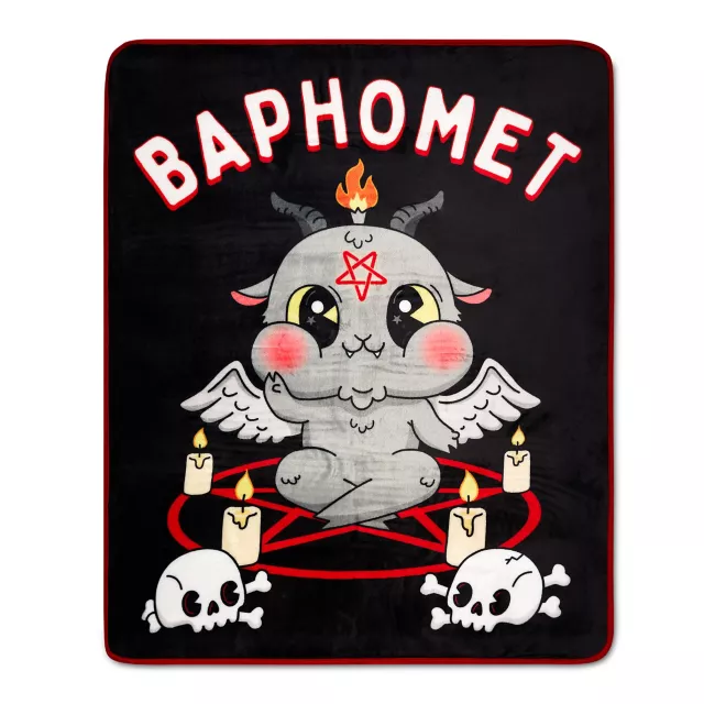 Baby Baphomet Fleece Blanket at Spencer's