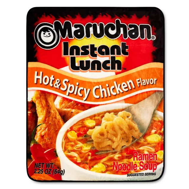 Maruchan Ramen Spicy Chicken Fleece Blanket at Spencer's