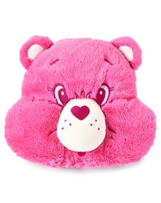 Pink Care Bear Fur Pillow - Care Bears