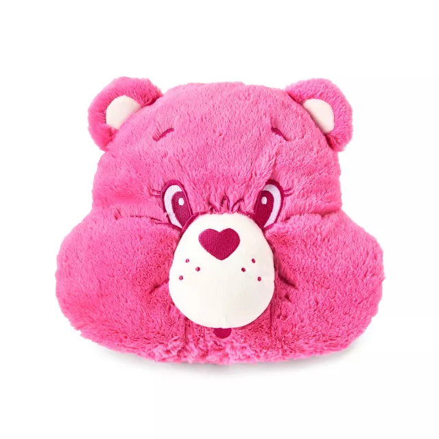 Pink Care Bear Fur Pillow - Care Bears at Spencer's