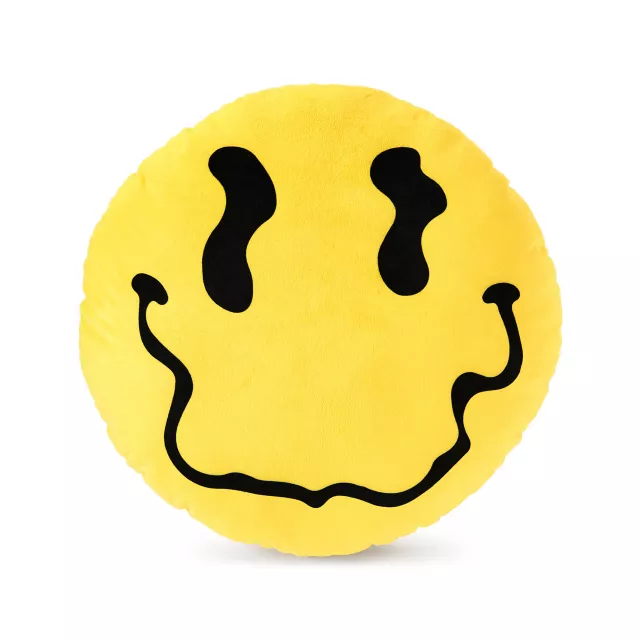 Trippy Smiley Pillow at Spencer's