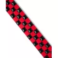 Black and Red Checkered Pyramid Studded Belt at Spencer's