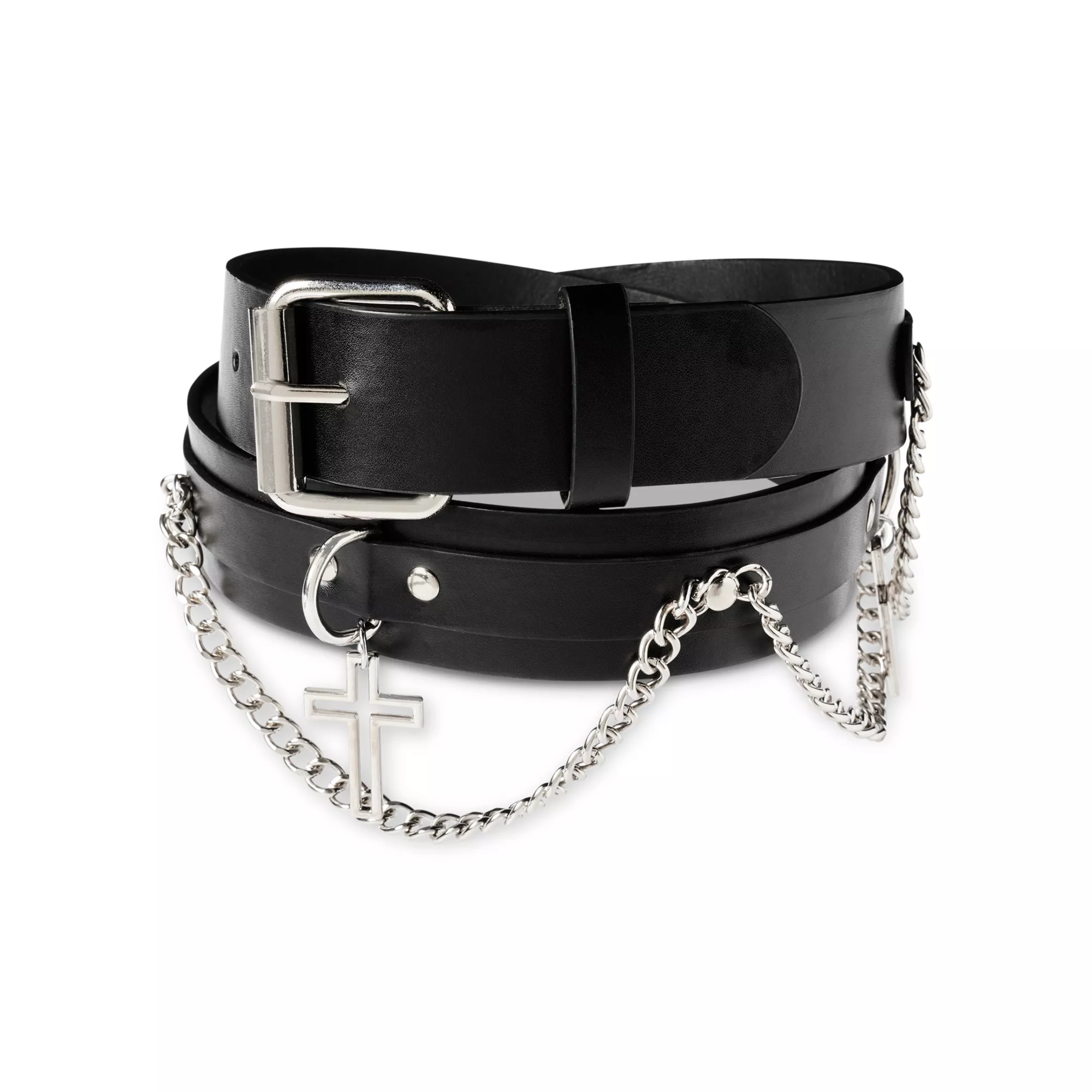 Hanging Cross Chain Belt at Spencer's