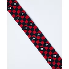 Red and Black Checkered Belt at Spencer's