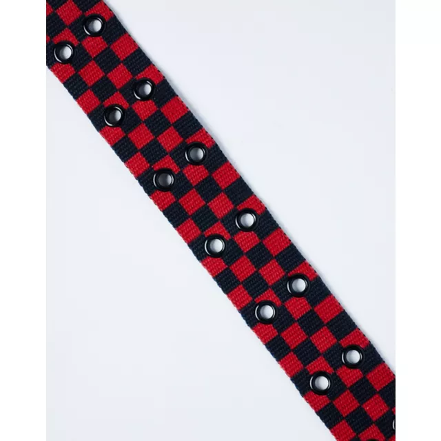 Red and Black Checkered Belt at Spencer's