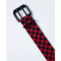 Red and Black Checkered Belt at Spencer's