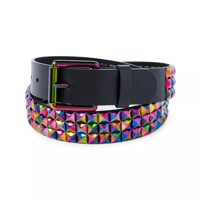 Studded Multi-Color Belt at Spencer's