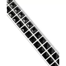 Studded White Belt with Black Studs at Spencer's