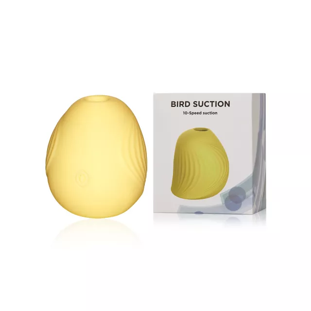 10-Speed Bird Waterproof Clitoral Suction Vibrator -  8 Inch at Spencer's