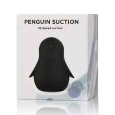 10-Speed Penguin Rechargeable Waterproof Clitoral Suction Vibrator - 3.2 Inch at Spencer's