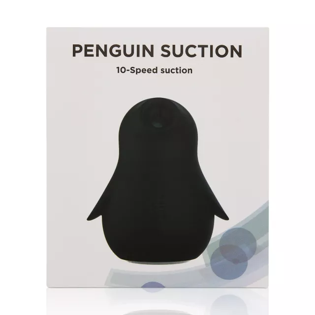 10-Speed Penguin Rechargeable Waterproof Clitoral Suction Vibrator - 3.2 Inch at Spencer's