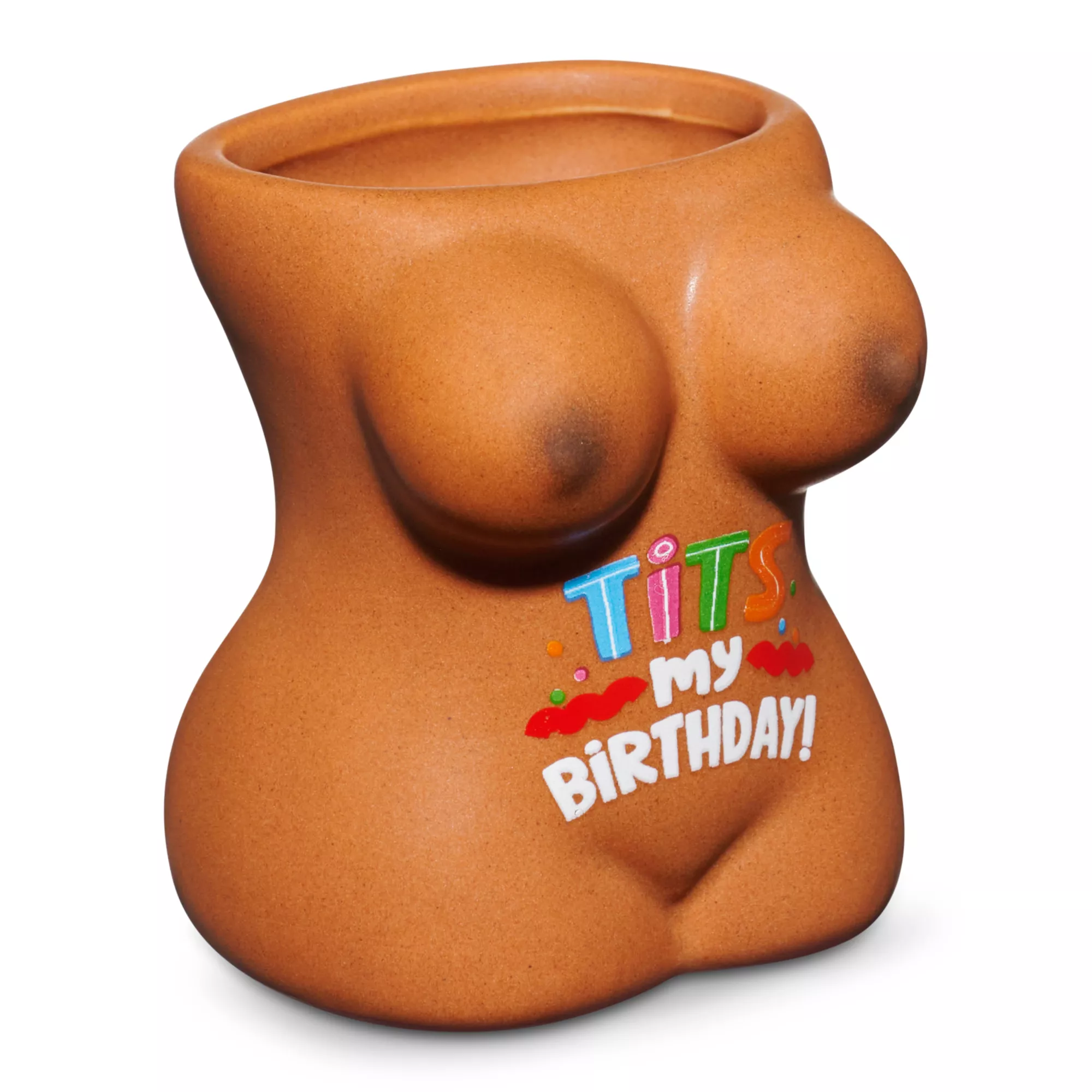 Tits My Birthday Molded Shot Glass - 2 oz. at Spencer's