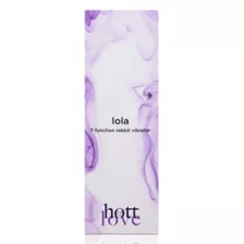 Lola 7-Function Waterproof Rechargeable Rabbit Vibrator 8.9 Inch - Hott Love at Spencer's