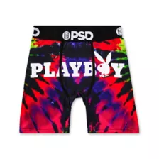 PSD Tie Dye Playboy Boxer Briefs at Spencer's