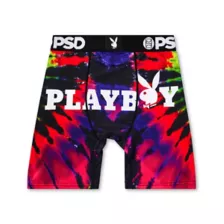 PSD Tie Dye Playboy Boxer Briefs at Spencer's