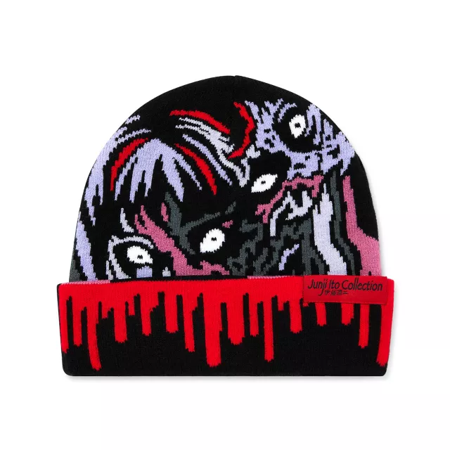 Tomie Watchman Cuff Beanie Hat - Junji Ito at Spencer's