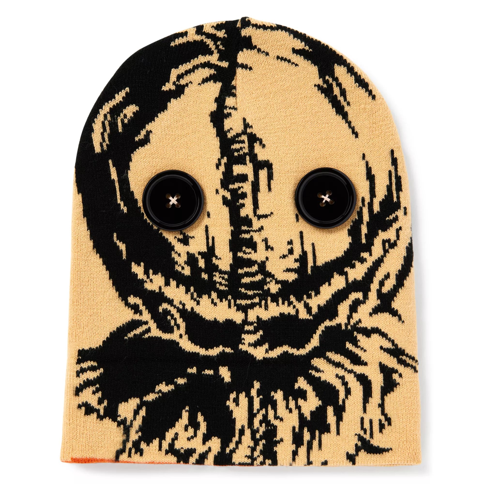 Sam Button Eyes Cuff Beanie Hat - Trick 'r Treat at Spencer's