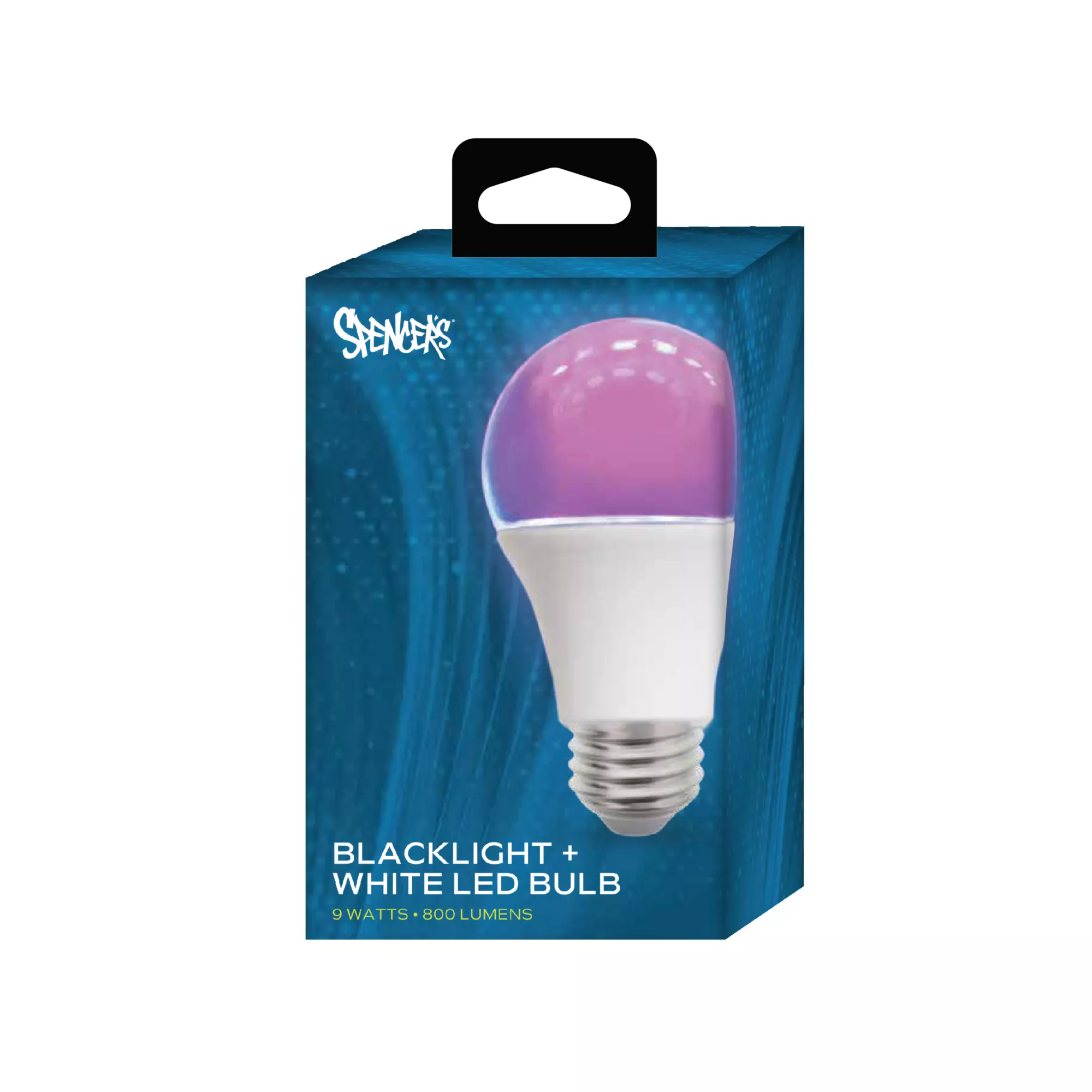 Black Light and White LED Light Bulb at Spencer's