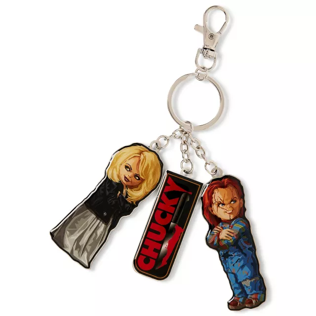 Chucky and Tiffany Keychain at Spencer's