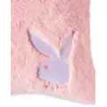 Pink Playboy Faux Fur Pillow at Spencer's