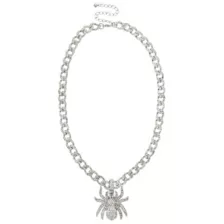 Spider Bling Necklace at Spencer's