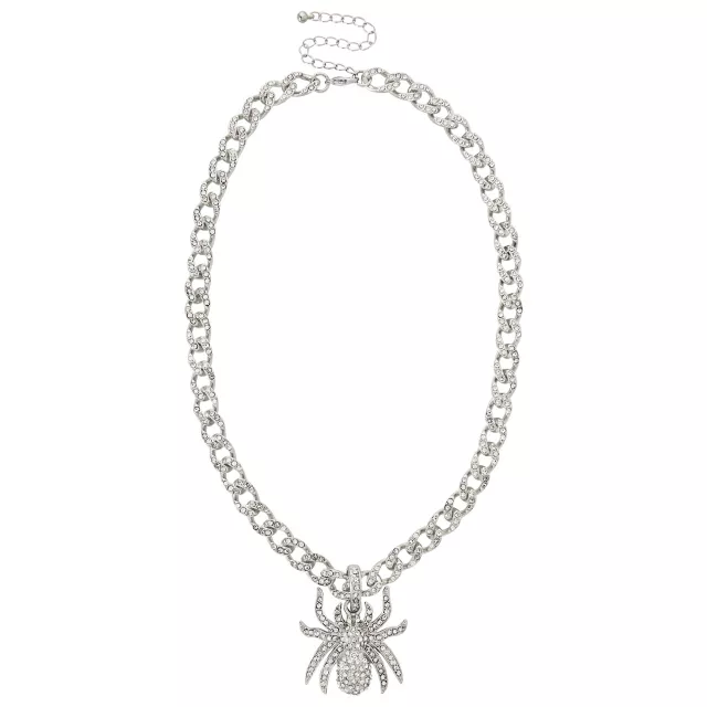 Spider Bling Necklace at Spencer's