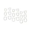 Multi-Pack Silver Huggie Hoops - 9 Pack at Spencer's