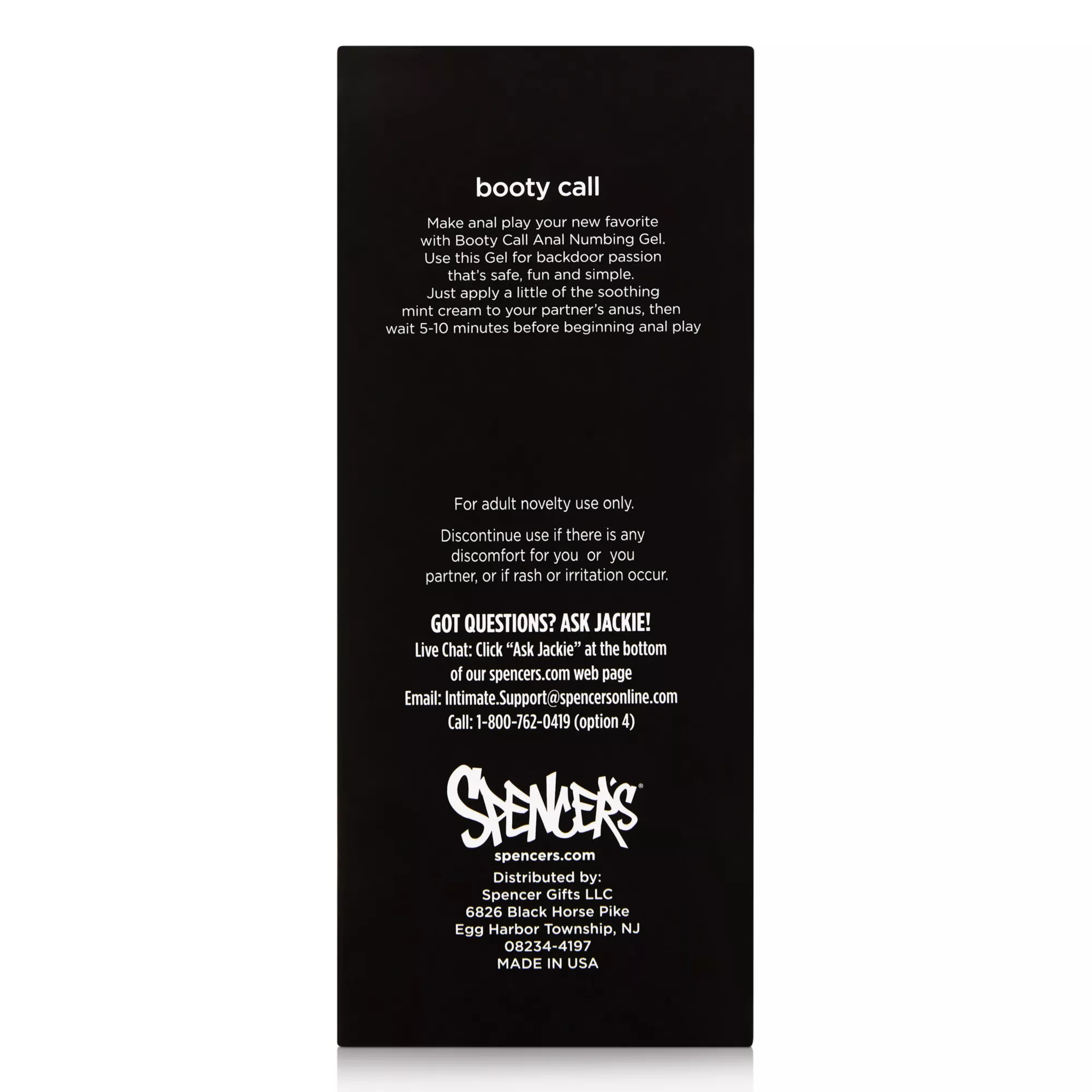 Booty Call Mint Anal Numbing Lube 1.5 oz - Hott Love Extreme at Spencer's