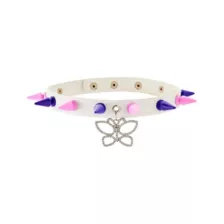Pink and Purple Spike Butterfly Choker Necklace at Spencer's