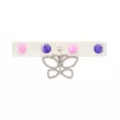 Pink and Purple Spike Butterfly Choker Necklace at Spencer's