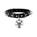 Baphomet Dangle Choker Necklace at Spencer's