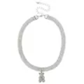 CZ Four-Row Gummy Bear Necklace at Spencer's