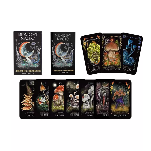 Midnight Magic Mushroom Tarot Deck at Spencer's