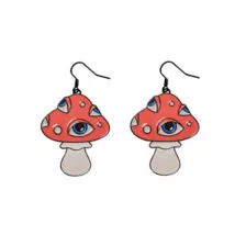 Mushroom Eyes Dangle Earrings at Spencer's