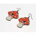 Mushroom Eyes Dangle Earrings at Spencer's