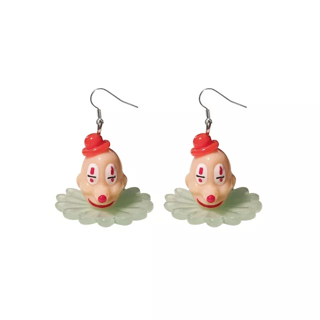 Retro Clown Dangle Earrings - 18 Gauge at Spencer's